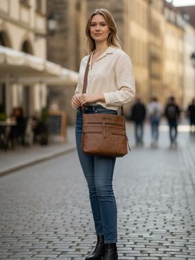 UNIONBAY Brown Crossbody Shoulder Bag - Women